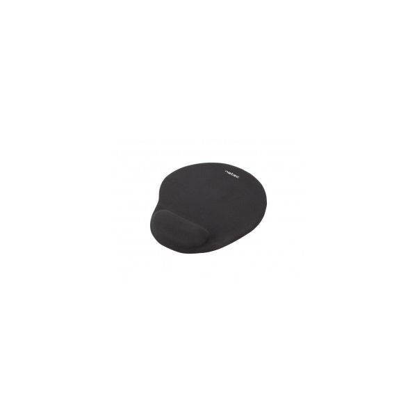 Natec Tapete de Rato com Descanso de Pulso Black