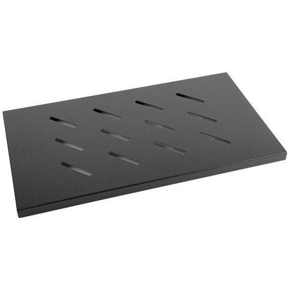Lanberg Prateleira Fixa 19" 1U 465x300x25 Black - AK-1002-B