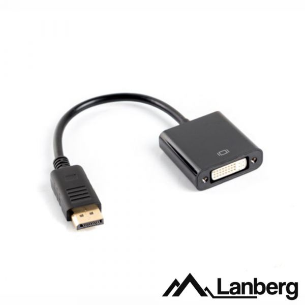 Lanberg Adaptador DisplayPort para DVI Dual Link 1920x1200 AD-0007-BK Preto