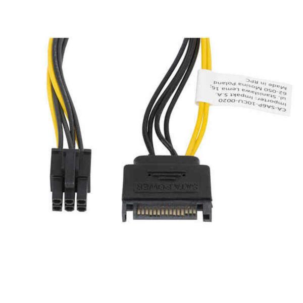 Lanberg Sata Macho/Pci Express Macho Cabo de Alimentação 20cm - CA14423020