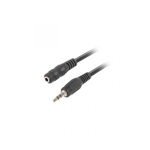 Lanberg Cabo Jack 3.5mm Macho 3m Black - CA-MJFJ-10CC-0030-BK