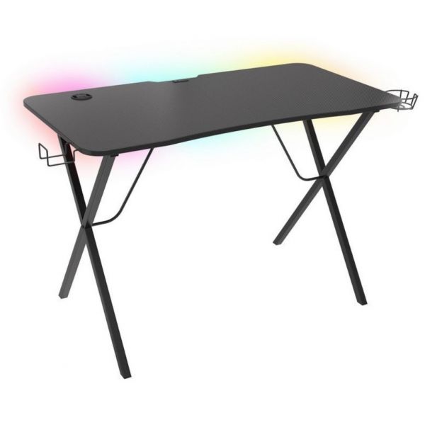 Genesis Mesa Gaming Holm 200 RGB Preta