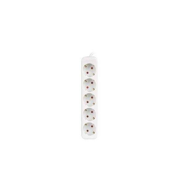 Lanberg Extensão com 5 tomadas schuko 2500 w 3 m - - PS0-05F-0300-W