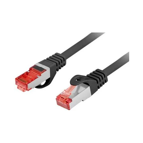 Lanberg Cabo de Rede RJ45 Ftp CAT6 Preto (10 Mts) - PCF6-10CU-1000-BK