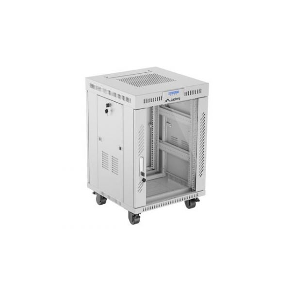 Lanberg Armário Rack FF01-6615-12SL 15U 1200 kg Cinza