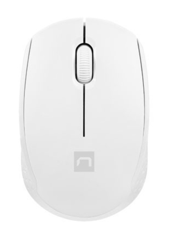 Natec STORK NMY-2188 Sem Fios Branco/Preto