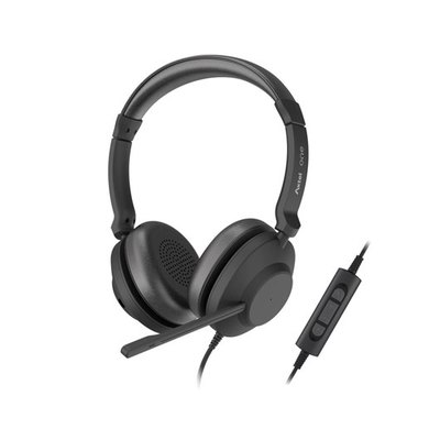 Axtel AXH-ONEUCDC auscultador Auscultadores Com fios Fita de cabeça Escritório/Call center USB Type-C Preto