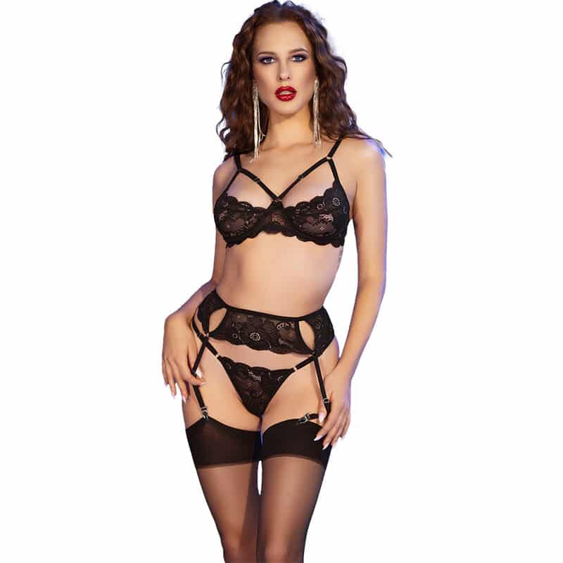 Chilirose – Cr 4697 Conjunto Quatro Peças Preto L