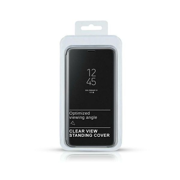 Atrax Bolsa Clear View Cover Huawei P40 Pro Black