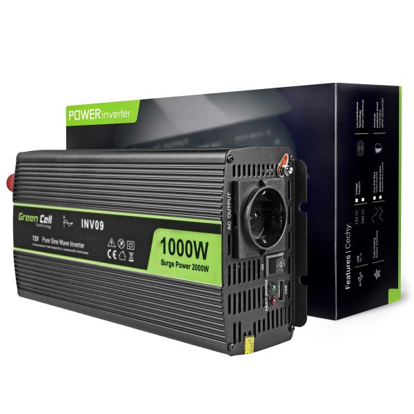 Green Cell Conversor Tensão Green Cell Inverter 12V 230V 1000W / 2000W