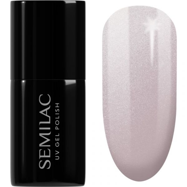 Semilac Uv Hybrid Wedding Pearls Verniz de Gel para Unhas Tom 236 Peach Pearl 7 ml