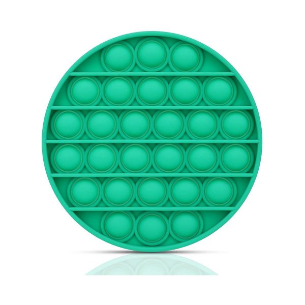 Brinquedo Sensorial de Bolhas Redondo Push Verde
