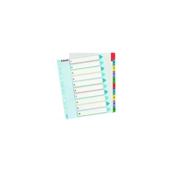 Esselte 10 un. Separadores 31 Posições A4 Maxi Multi Orificios - 5902812100211