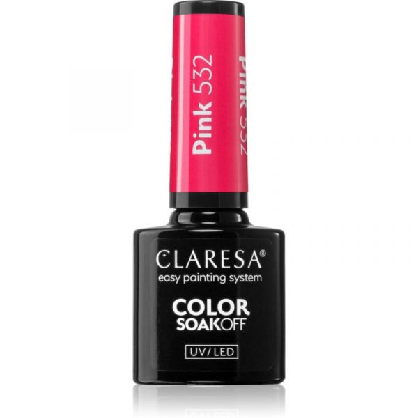 Claresa Soakoff UV/LED Color Sunny Garden Verniz de Gel para Unhas Tom Pink 532 5g