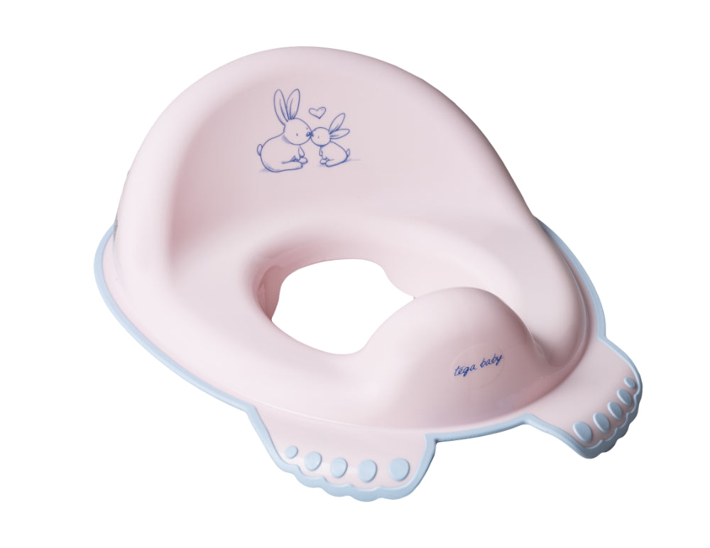 Redutor de sanita anti-derrapante B.Active Little Bunnies Pink