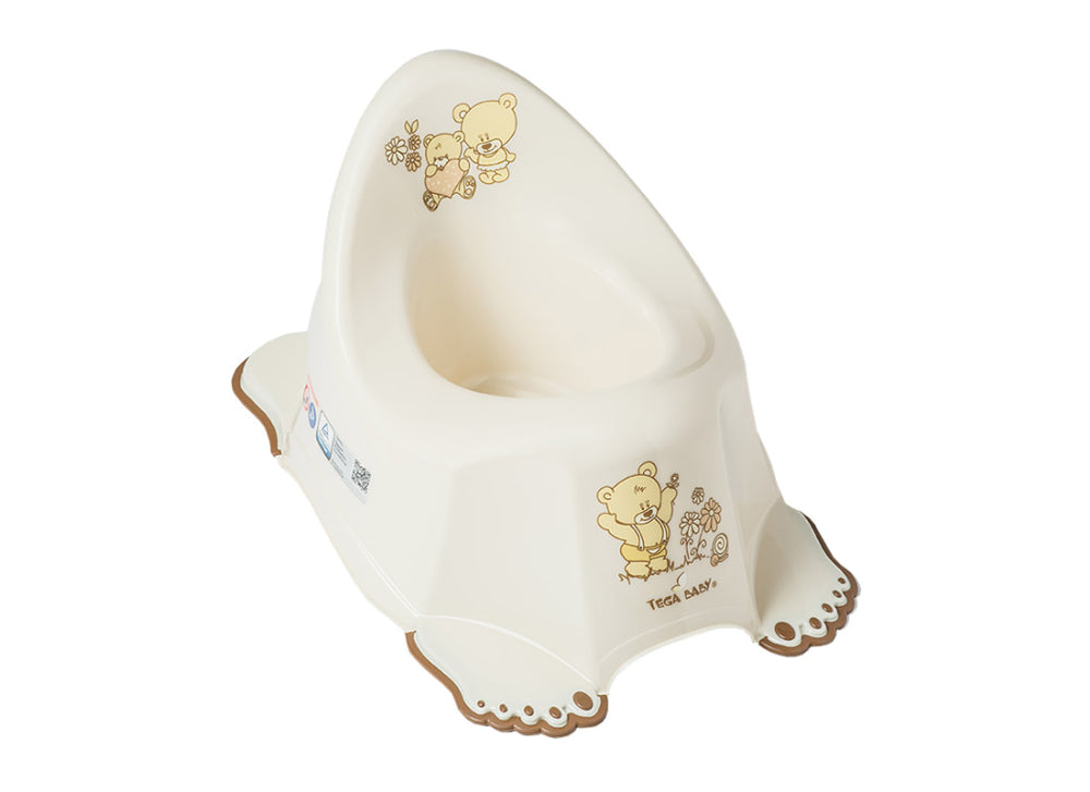 Bacio anti-derrapante B.Active Teddy Bear Beige com música