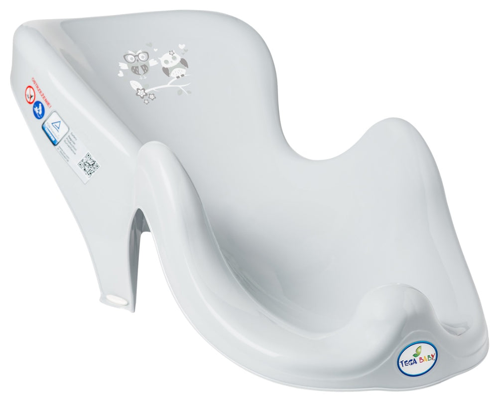 Assento de Banheira anti-derrapante B.Active Owl Gray