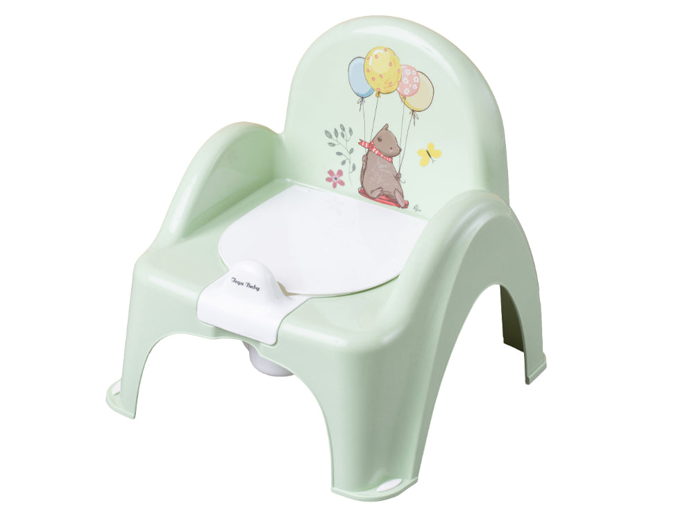 Cadeira Bacio anti-derrapante com música B.Active Forest Fairytale Green