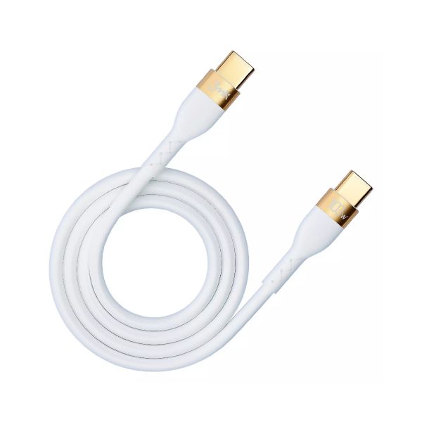 Cabo Usb-c 3MK Hyper Silicone 2M 100W Branco
