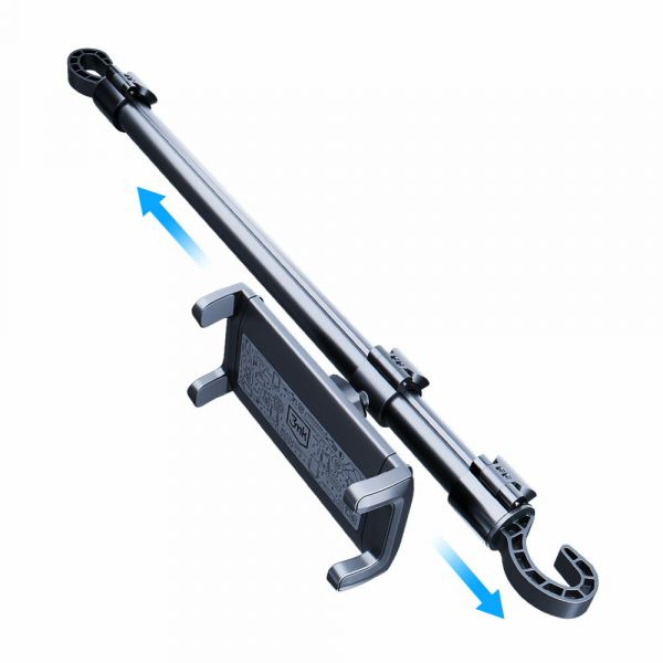 3MK Suporte Duplo Encosto Cabeça Carro Black