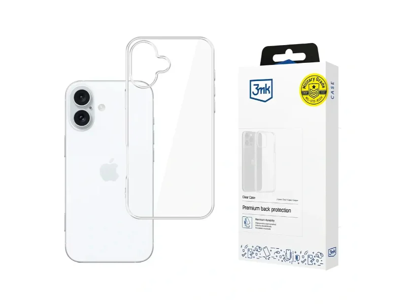 Capa 3MK iPhone 17 Clear Case Transparente