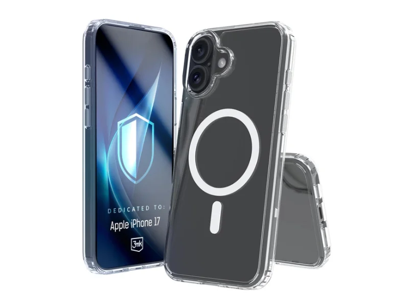 Capa 3MK iPhone 17 Armor MagCase Transparente