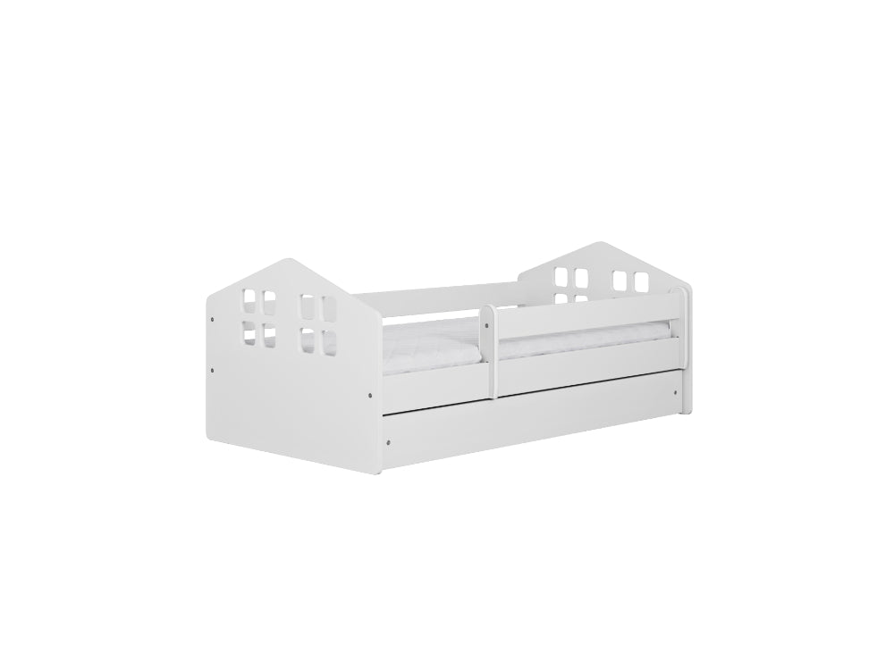 Cama 180 x 80 cm Kocot Kids com colchão Kacper White