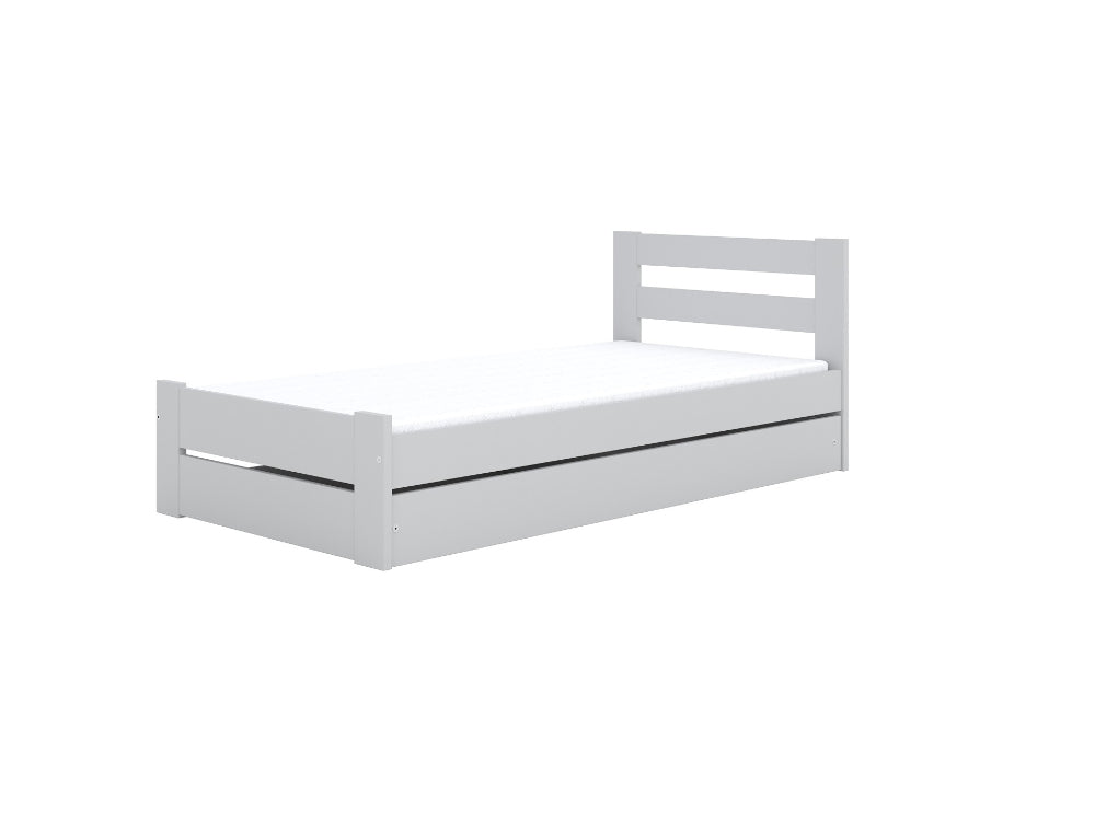 Cama 160 x 80 cm Kocot Kids com colchão Emil White