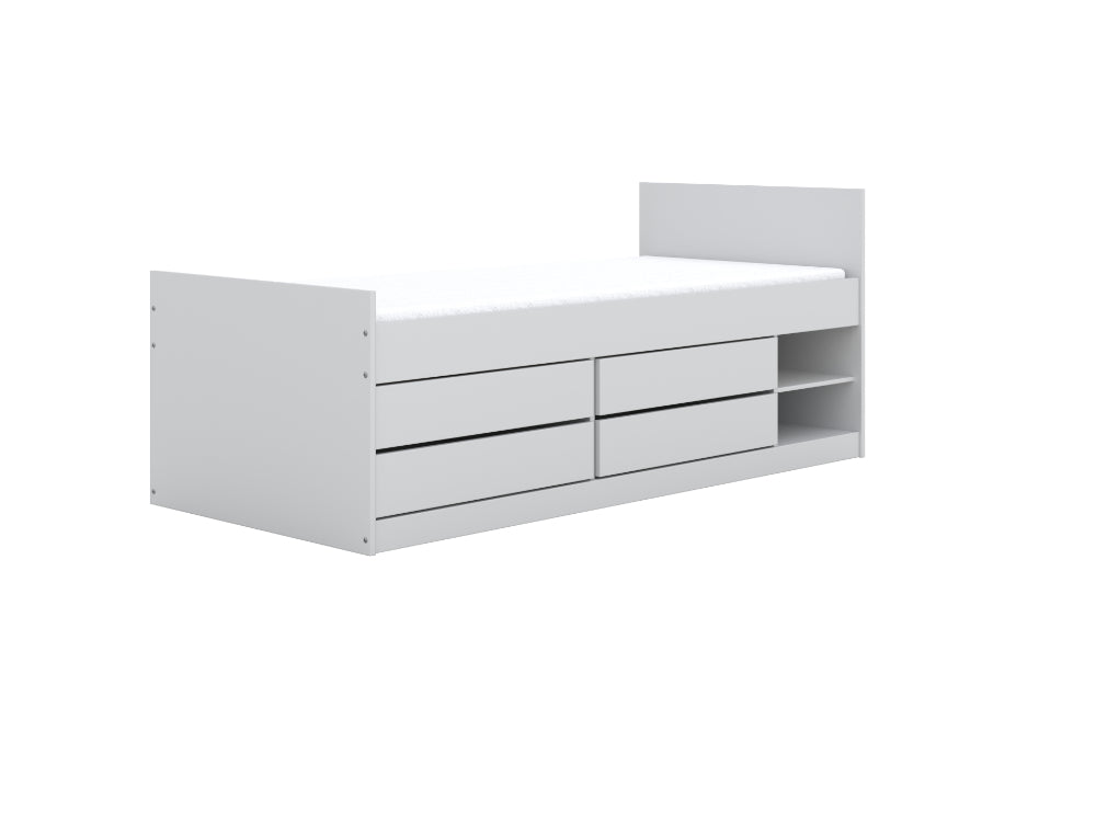 Cama 200 x 90 cm Kocot Kids Leon White