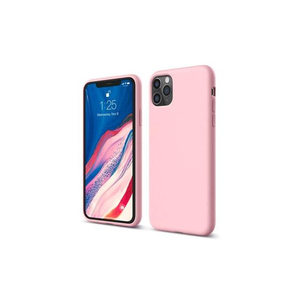 Capa Silicone Premium iPhone 11 Pro Max Rosa