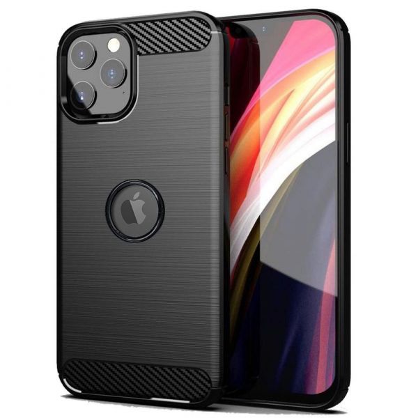 Forcell Capa Carbon Preta para iphone 13 Pro Max