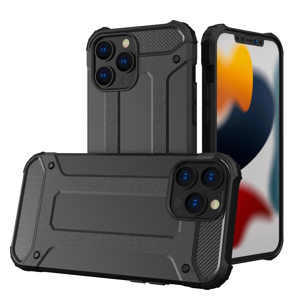 Capa Hybrid Armor iPhone 13 Pro Preto