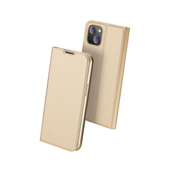 Forcell Capa Flip Cover Premium para iPhone 14 Plus Gold