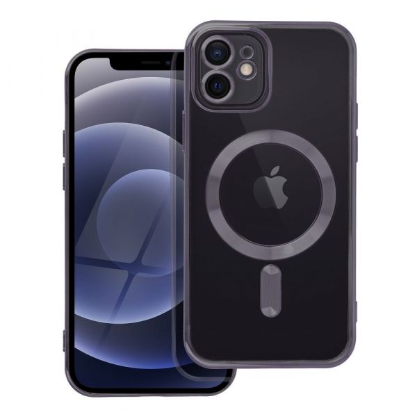 Electro Mag Cover Case Compatible With Magsafe para iphone 12 Black