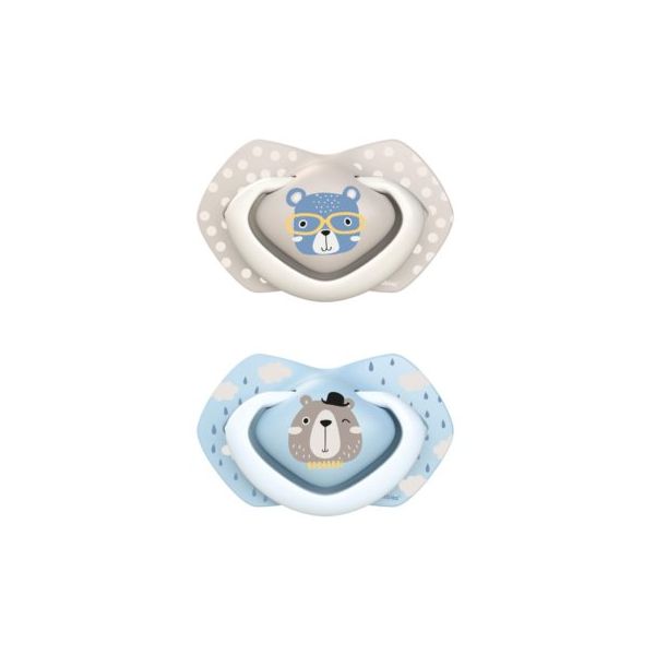 Canpol Babies Chupeta Bonjour Paris C 18 M+ Blue 2 Un.