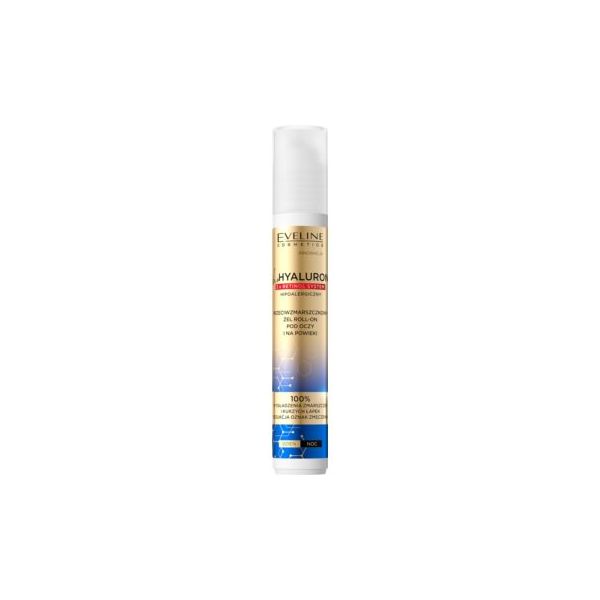 Eveline Cosmetics Bio Hyaluron 3x Retinol System Roll-on com Efeito Refrescante Anti-Rugas e Anti-olheiras 15ml