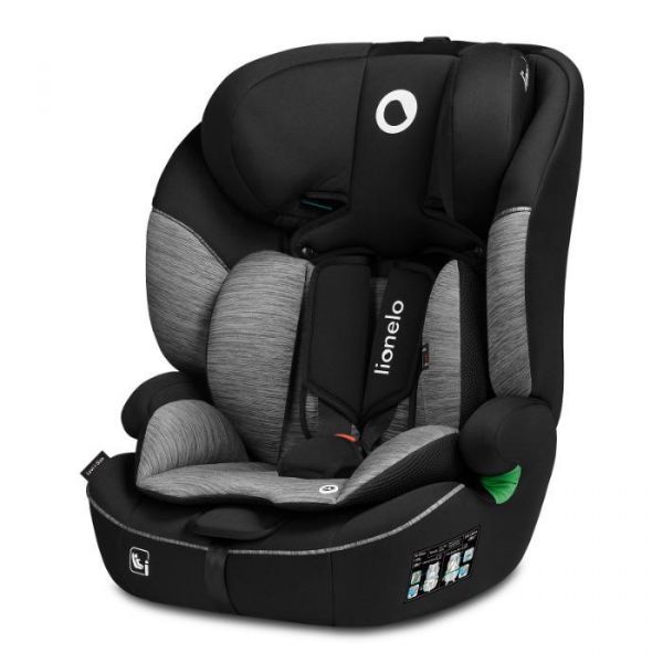Lionelo Levi i-Size (76-150 cm) Black Grey