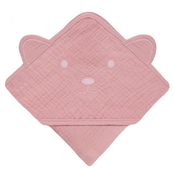 Lionelo Toalha de Banho de Bebé 80x80cm Pink Baby