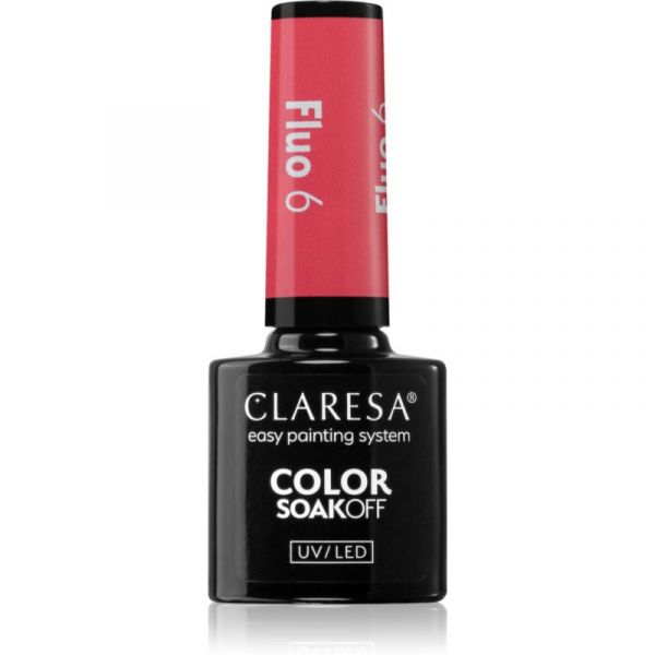 Claresa Soakoff UV/LED Color Fluo Verniz de Gel para Unhas Tom 6 5g