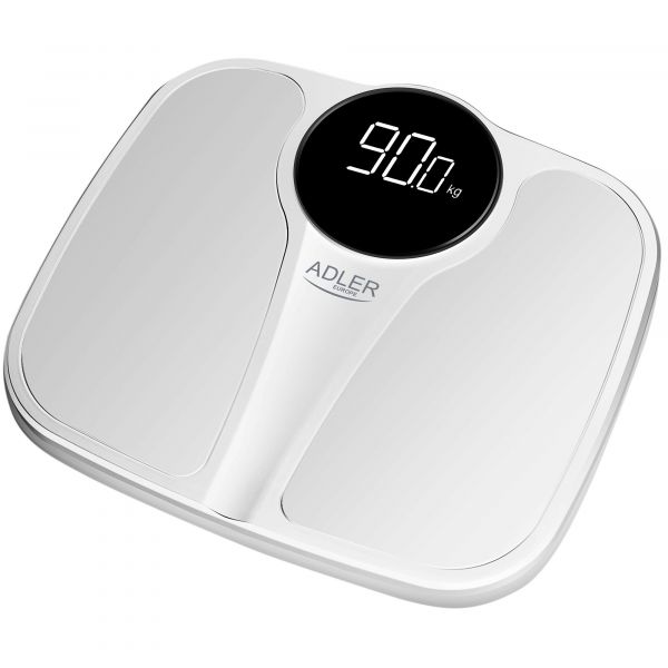 Adler Balança de Casa de Banho Digital AD8172W - 180Kg Visor LED