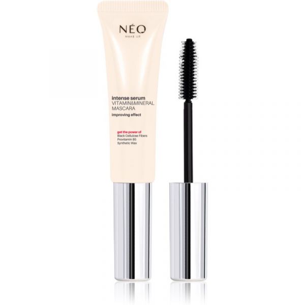 Neo Make Up Intense Sérum Vitamin & Mineral Mascara Máscara Nutritiva para Estimular o Cresimento de Pestanas Tom Black 9 ml