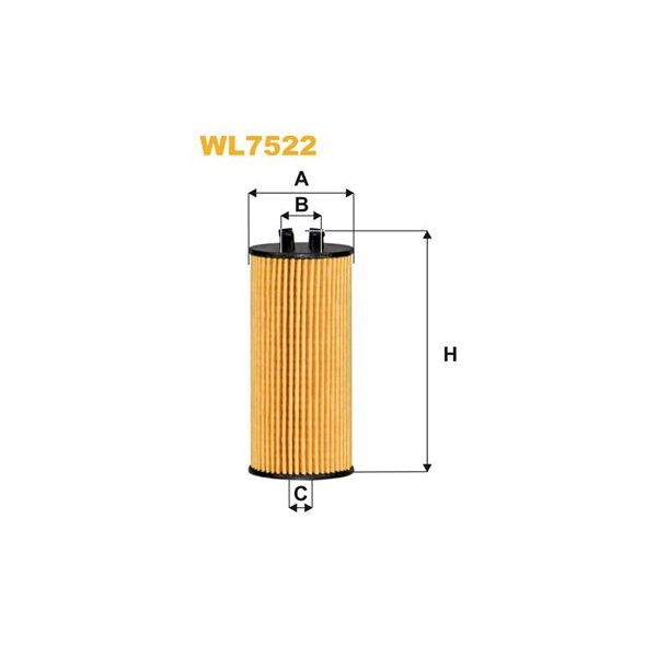 Wix Filters Filtro de Óleo - WL7522