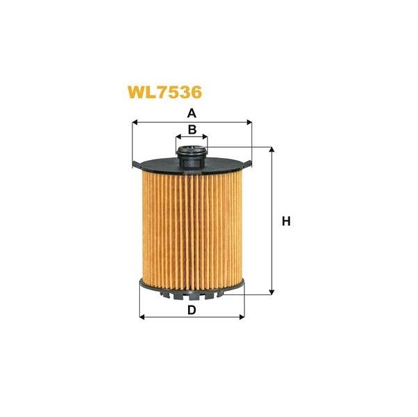 Wix Filters Filtro de Óleo - WL7536
