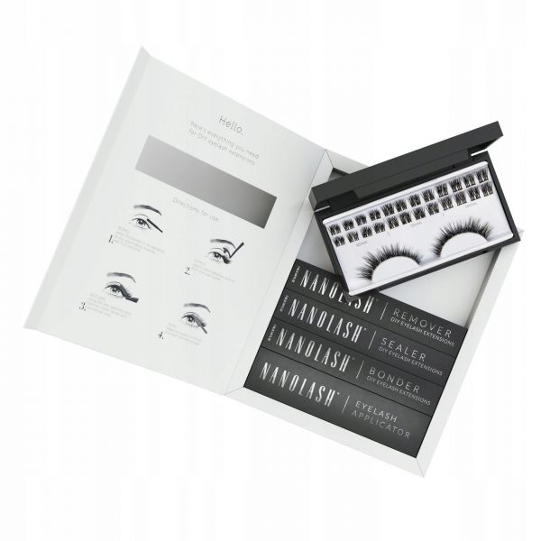 Nanolash Kit para Aplicar Pestanas Postiças em Clusters Heartbreaker