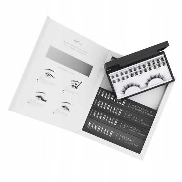 Nanolash Kit para Aplicar Pestanas Postiças em Clusters Harmony