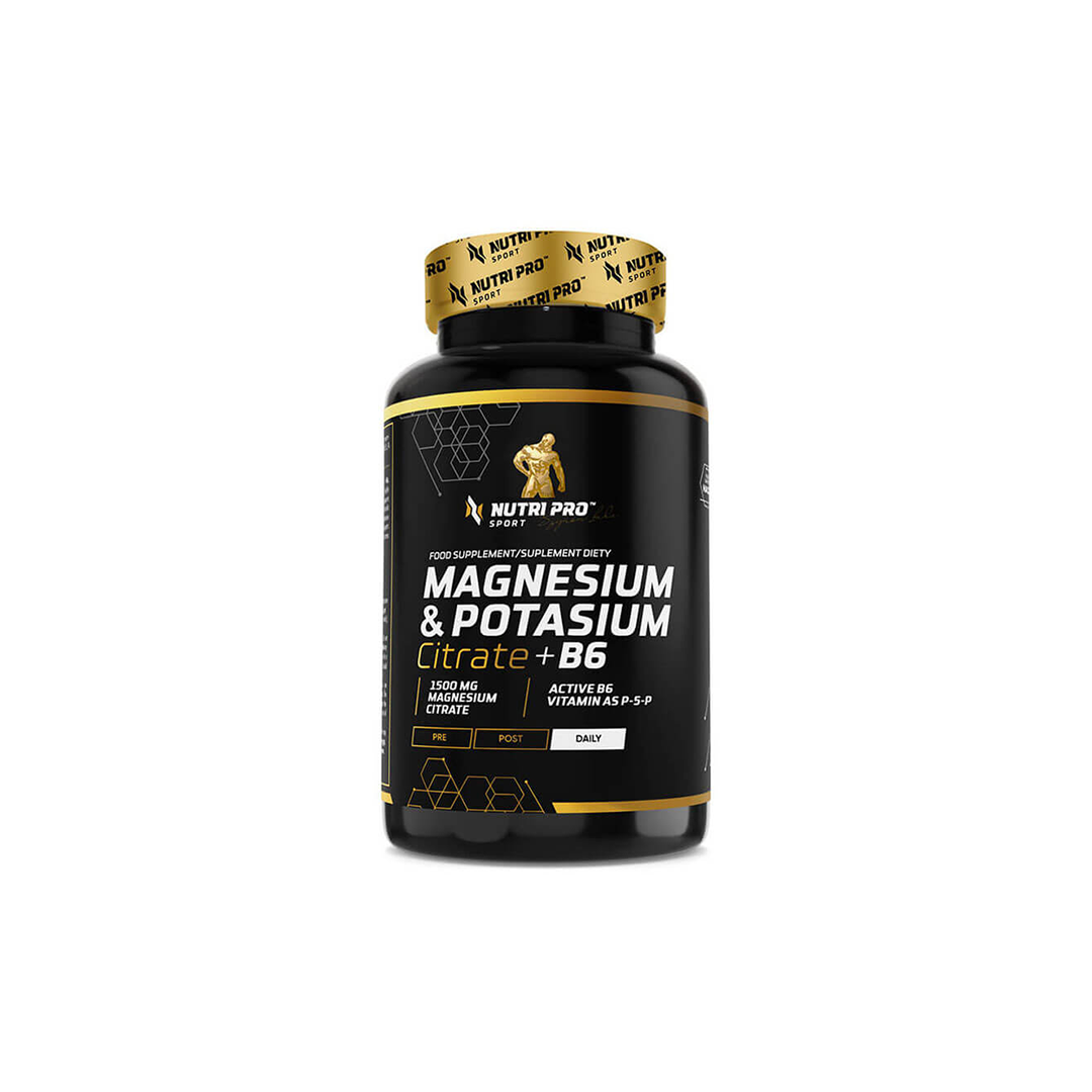 Magnesium & Potassium Citrate + B6 60 Capsules