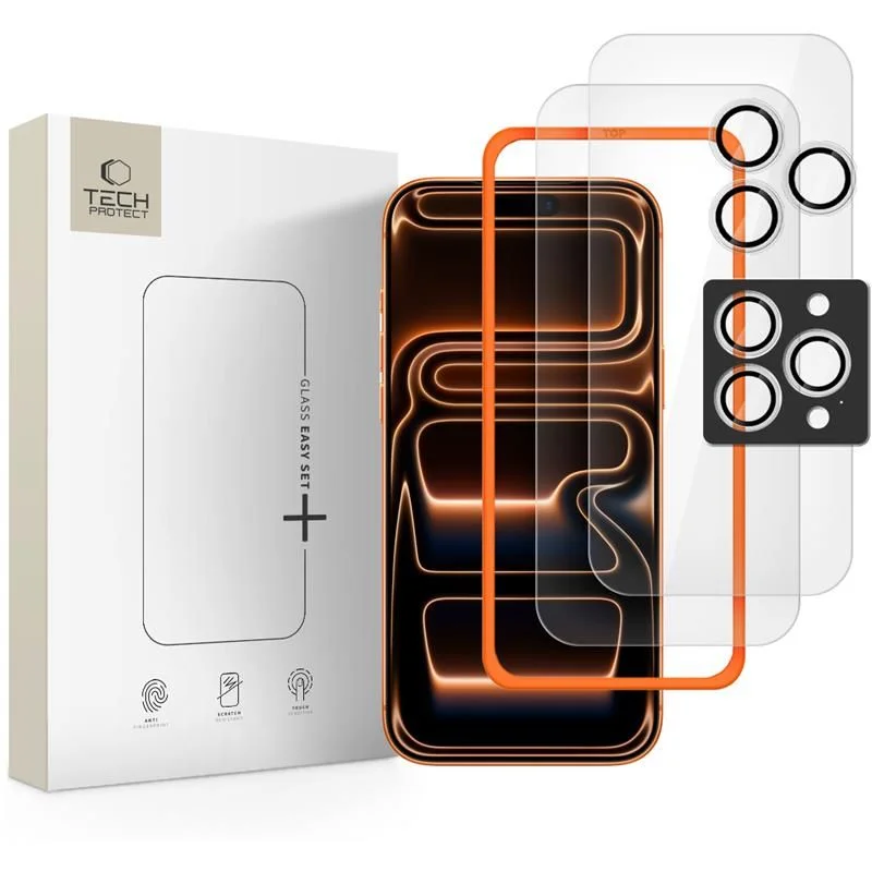Película Vidro Temperado iPhone 17 Pro Max Easy Set Transparente