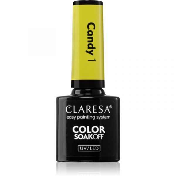 Claresa Soakoff UV/LED Color Candy Verniz de Gel para Unhas Tom 1 5g