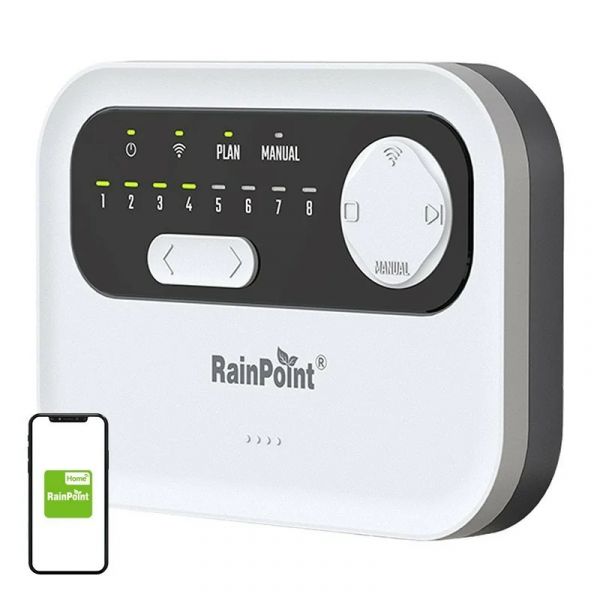 RainPoint Aspersor com Controlador Wifi 8 Zonas
