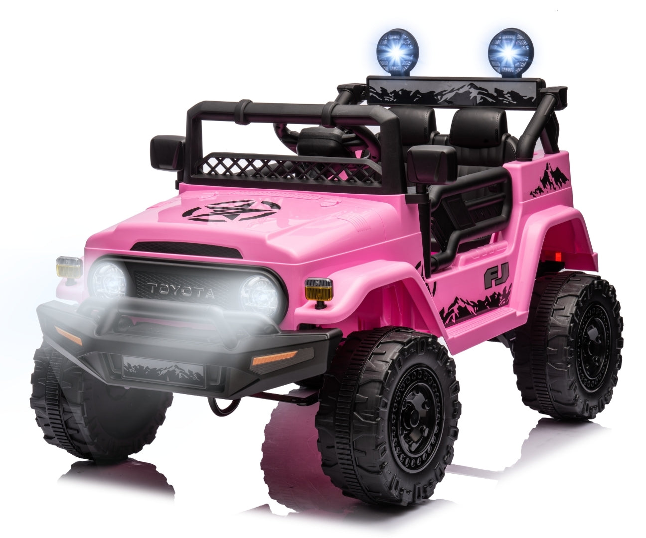 Veículo A Pilhas Toyota Fj Cruiser Rosa Milly Mally